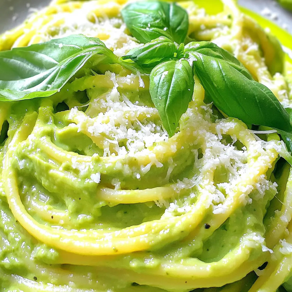 Creamy Avocado Pasta Einfache und köstliche Mahlzeit