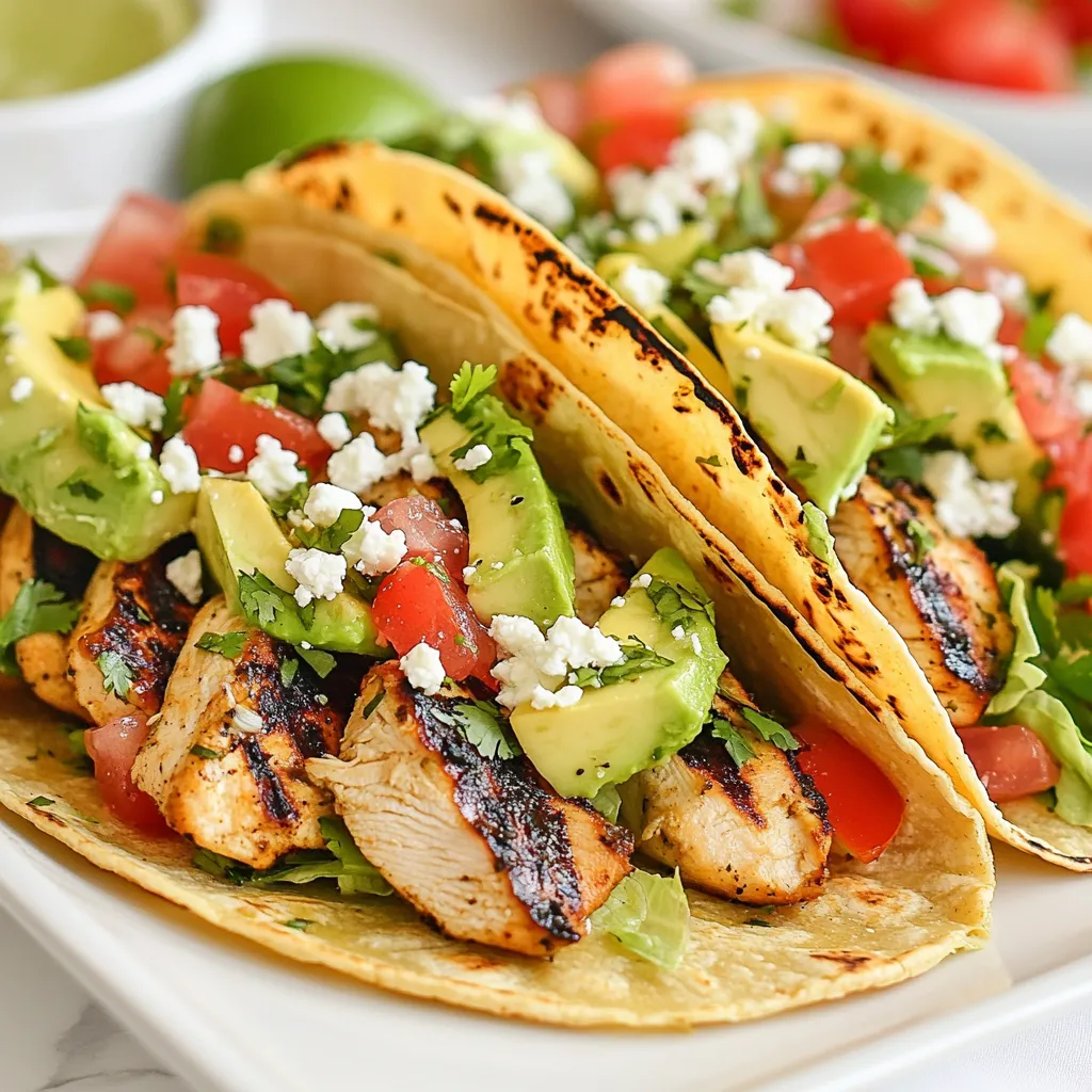 Chili Lime Chicken Tacos Einfach und Lecker Zubereiten