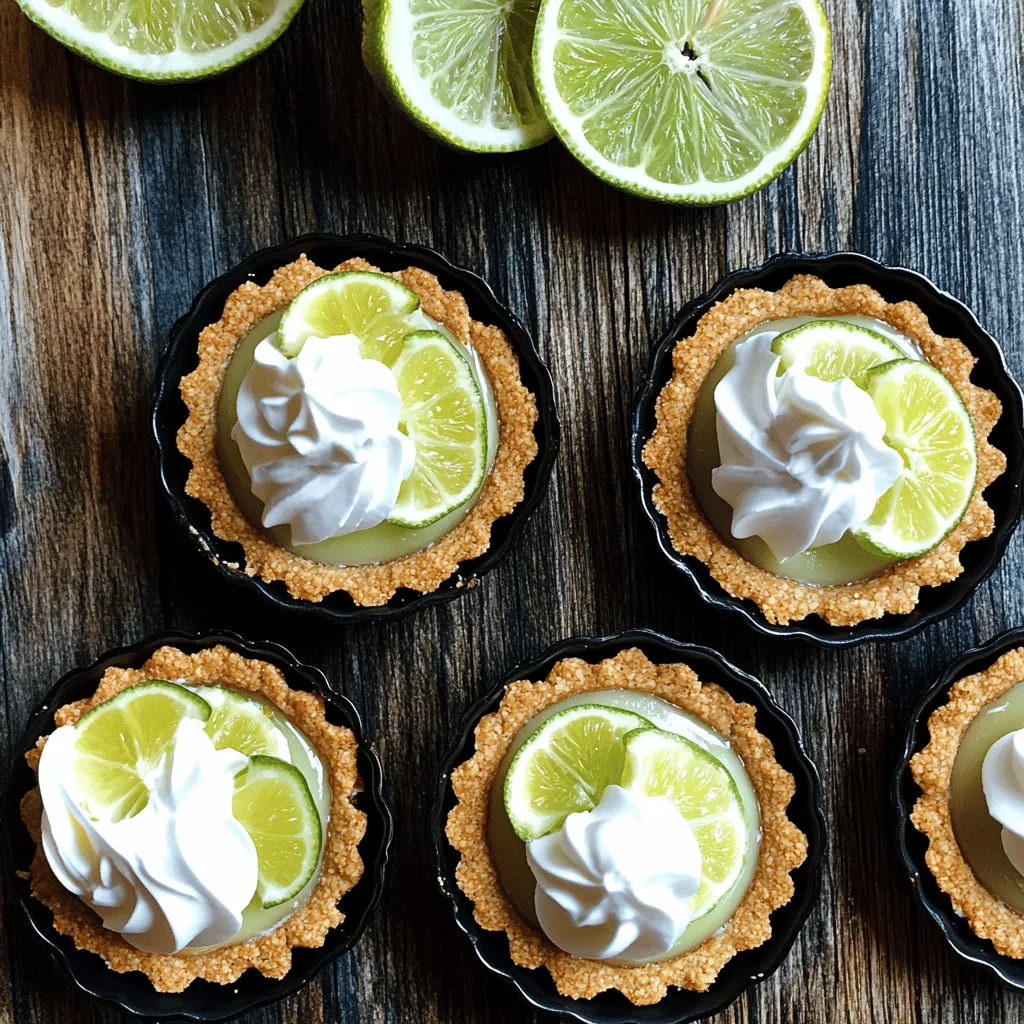 Leckere No-Bake Mini Key Lime Pies Schnell und Einfach