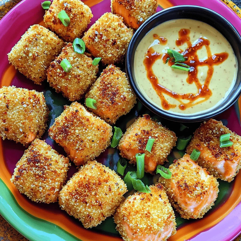Crispy Bang Bang Salmon Bites Schnelle und Knusprige Snacks