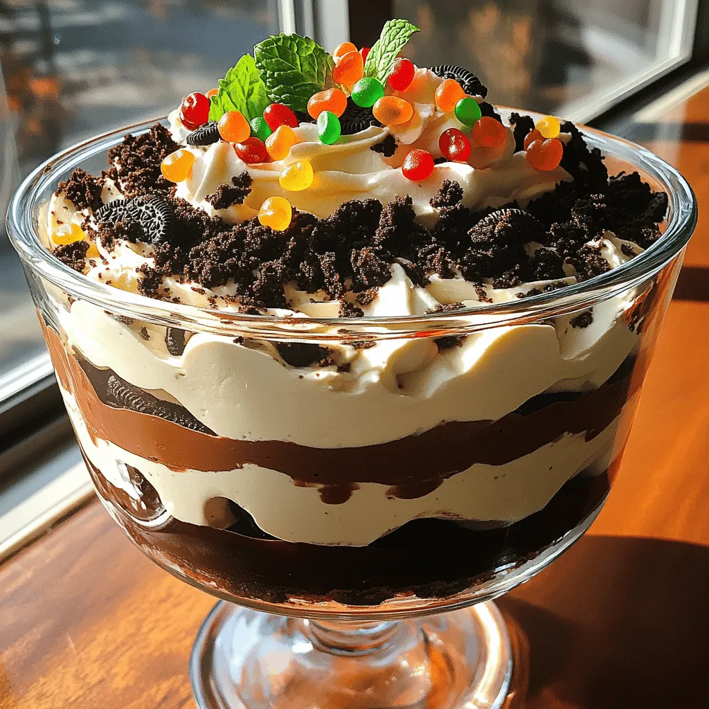 Oreo Dirt Cake Einfaches und Leckeres Rezept