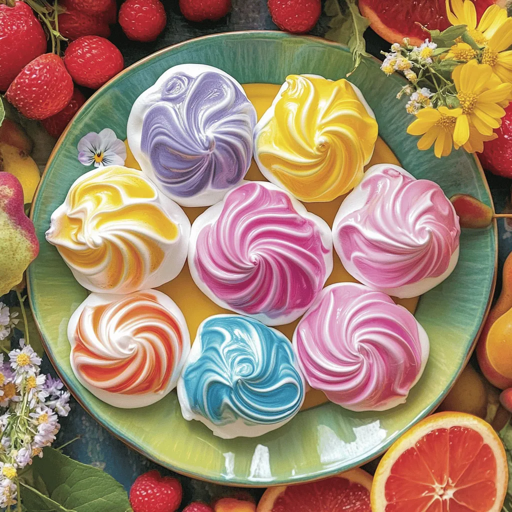 Einfache Jello Meringue Cookies köstlicher Genuss