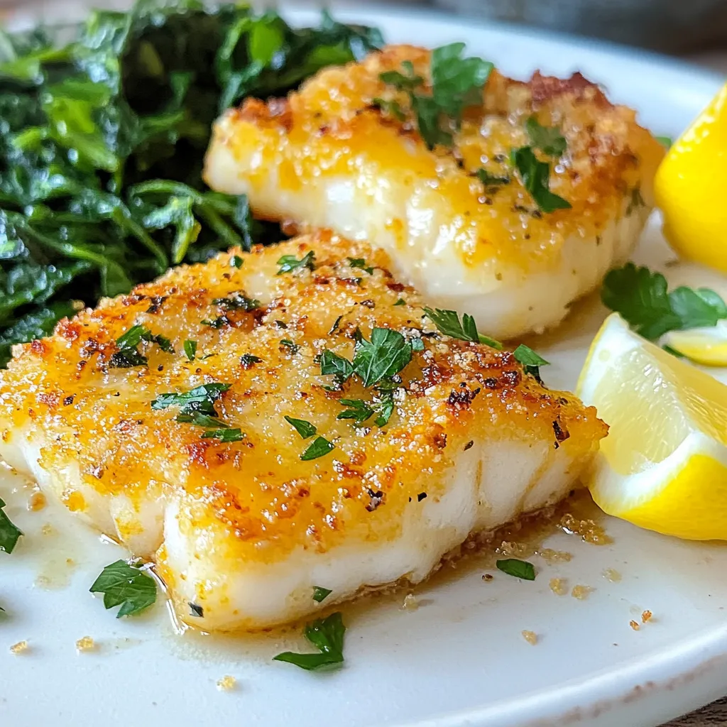 Parmesan Crusted Cod Köstliches und Einfaches Rezept