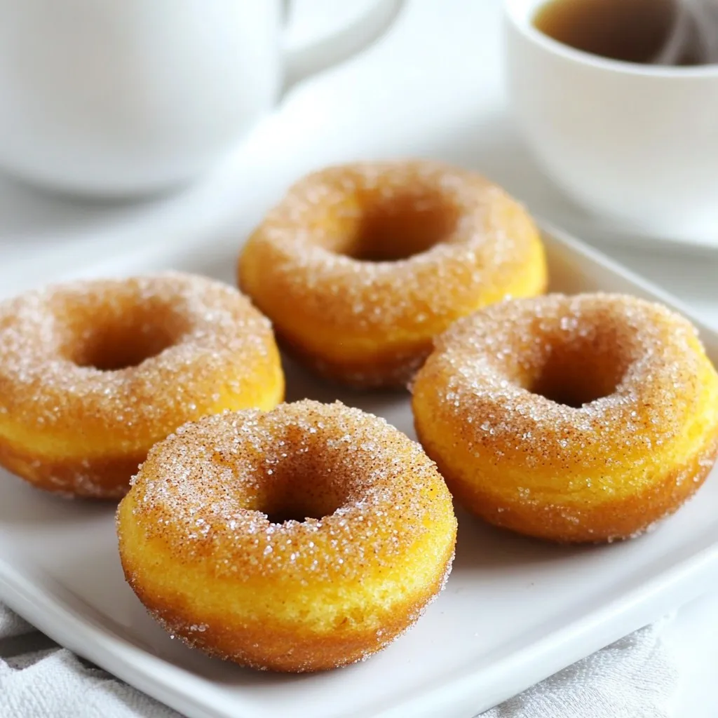Zimt Zucker Kürbis Donuts Einfaches Rezept für Genuss