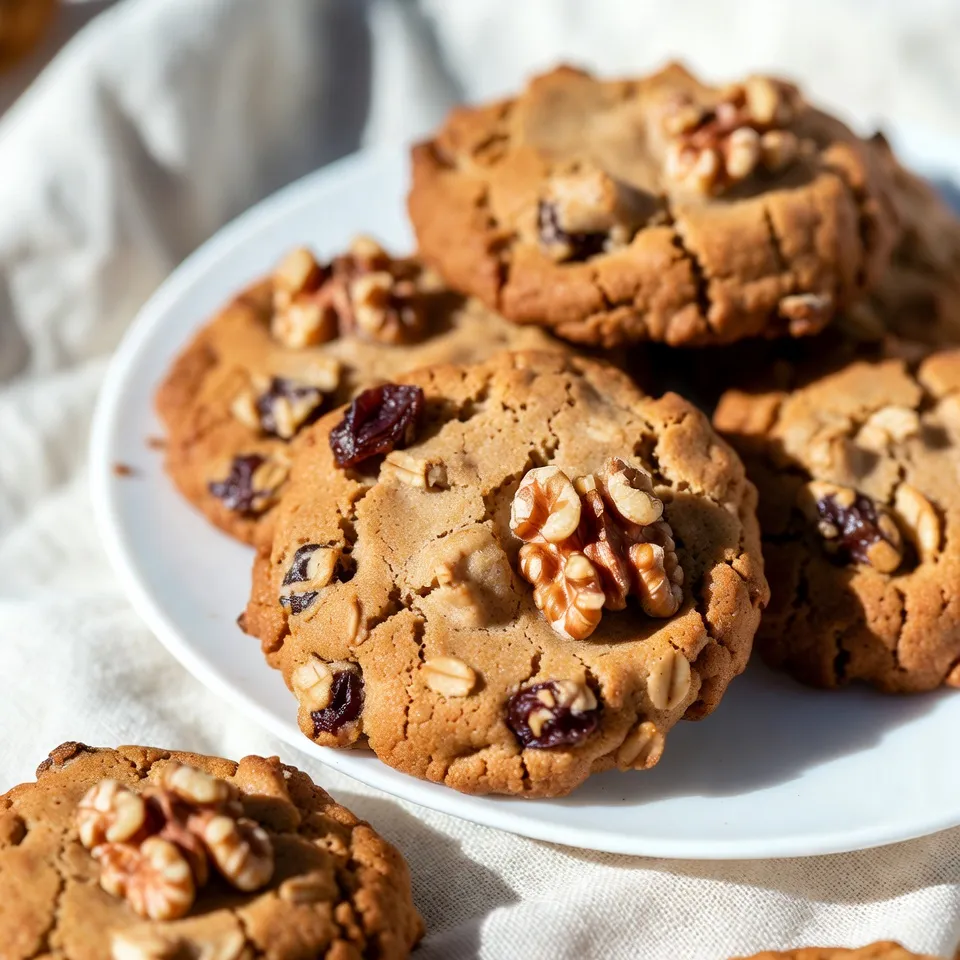 Chewy Oatmeal Raisin Cookies Einfache und leckere Küsse