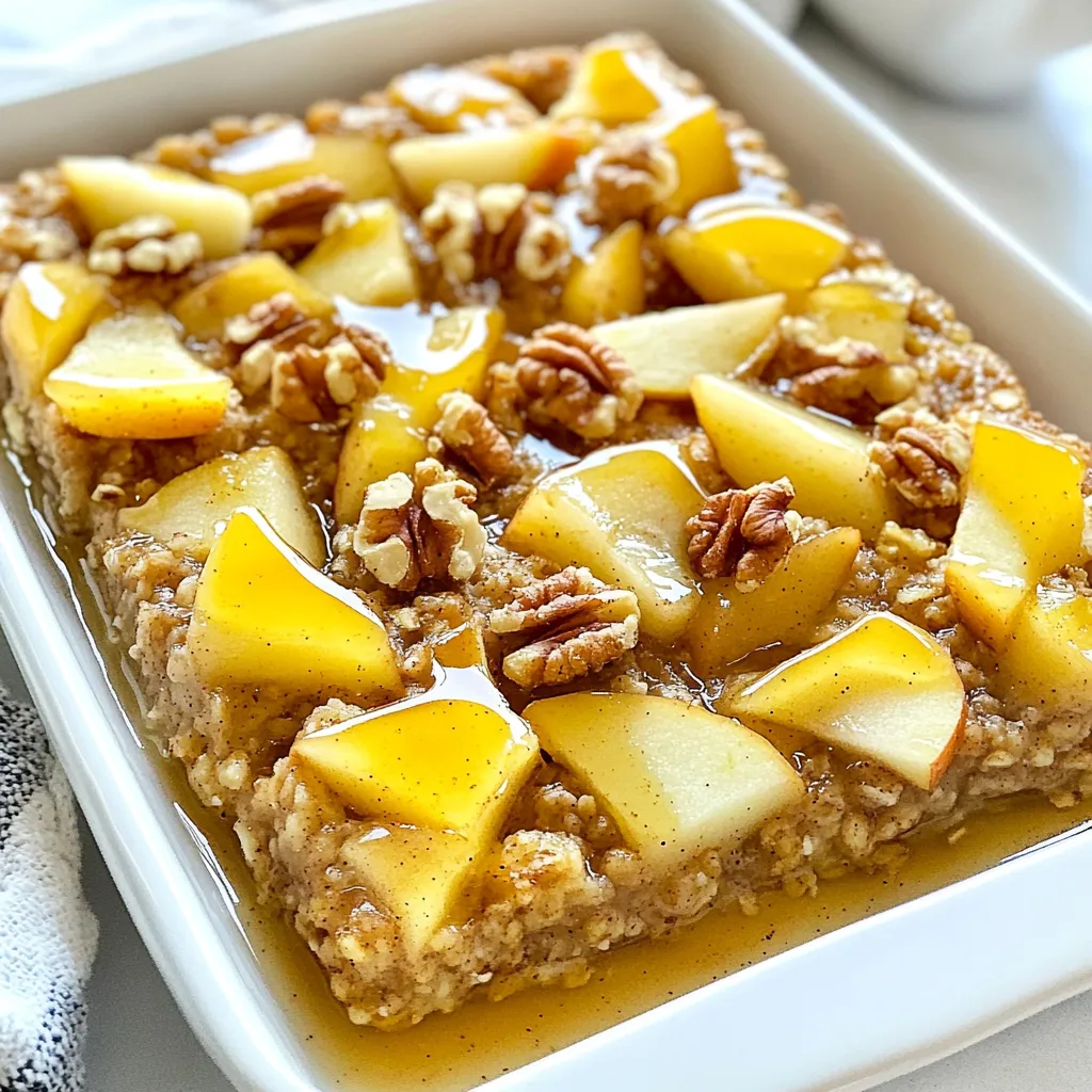 Apple Cinnamon Oatmeal Bake Kraftvolles Frühstücksrezept