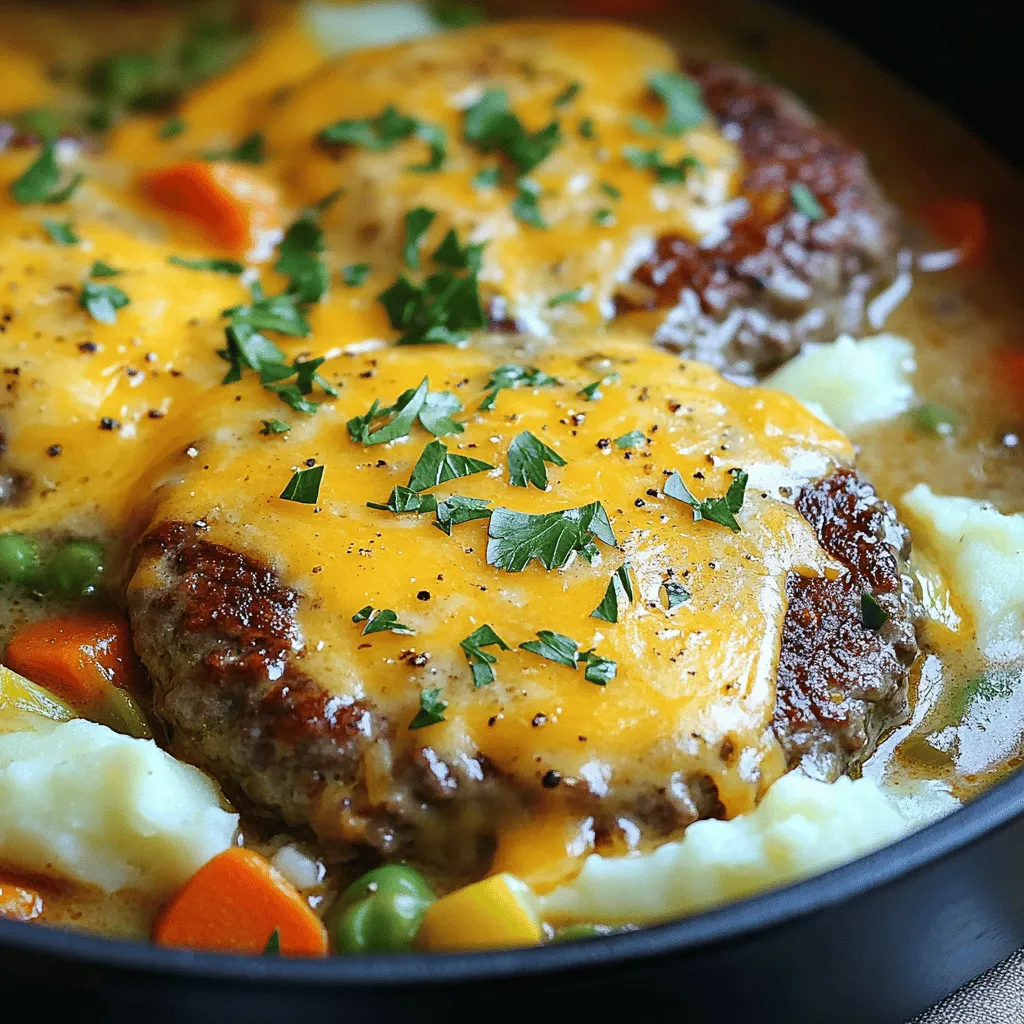 Amish Hamburger Steak Bake Schnelles und einfaches Rezept