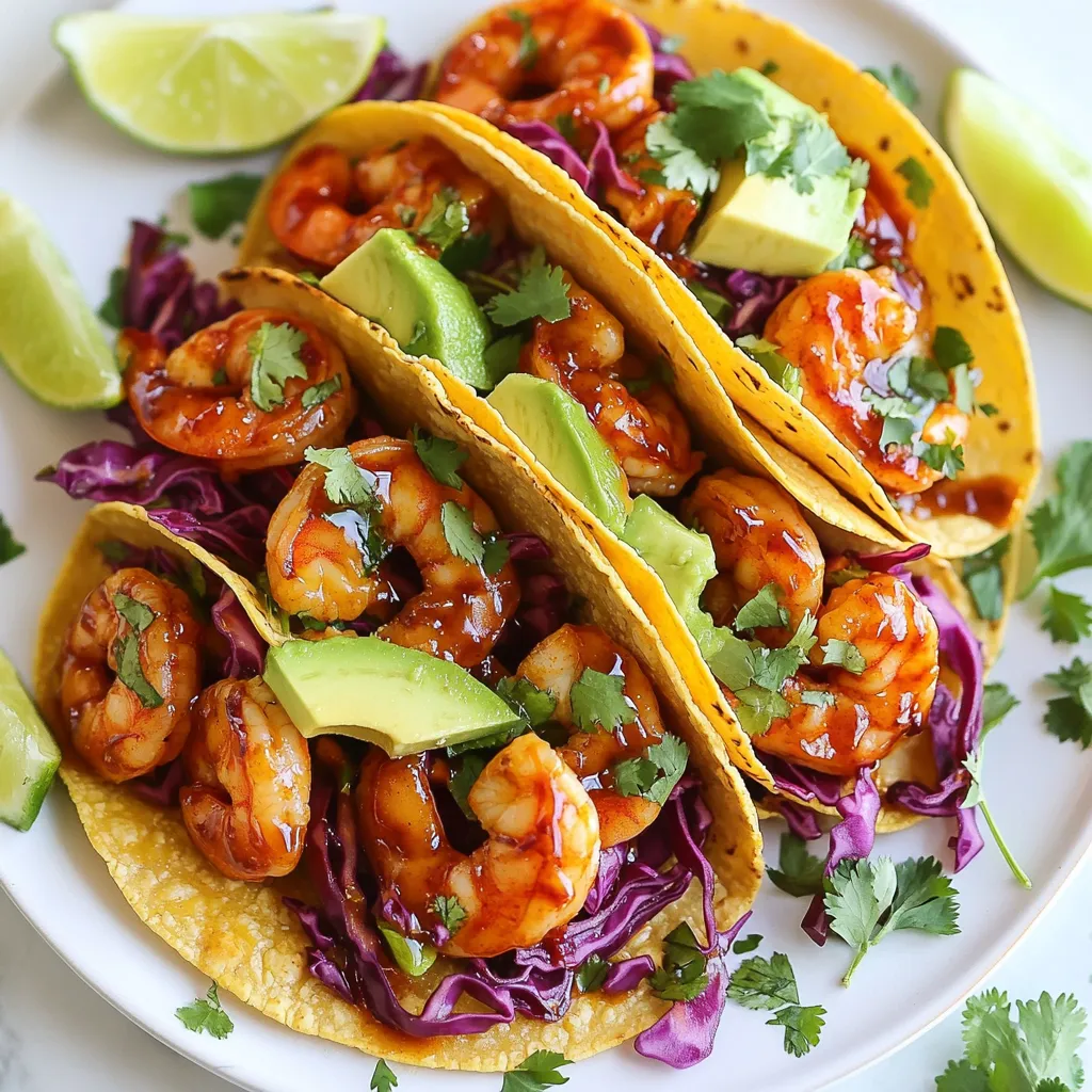 Sweet Chili Shrimp Tacos Köstliches Rezept für Hausgemachtes