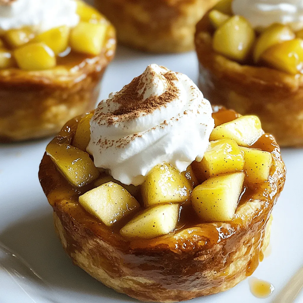 Cinnamon Roll Apple Pie Cups Leckeres Dessert Rezept