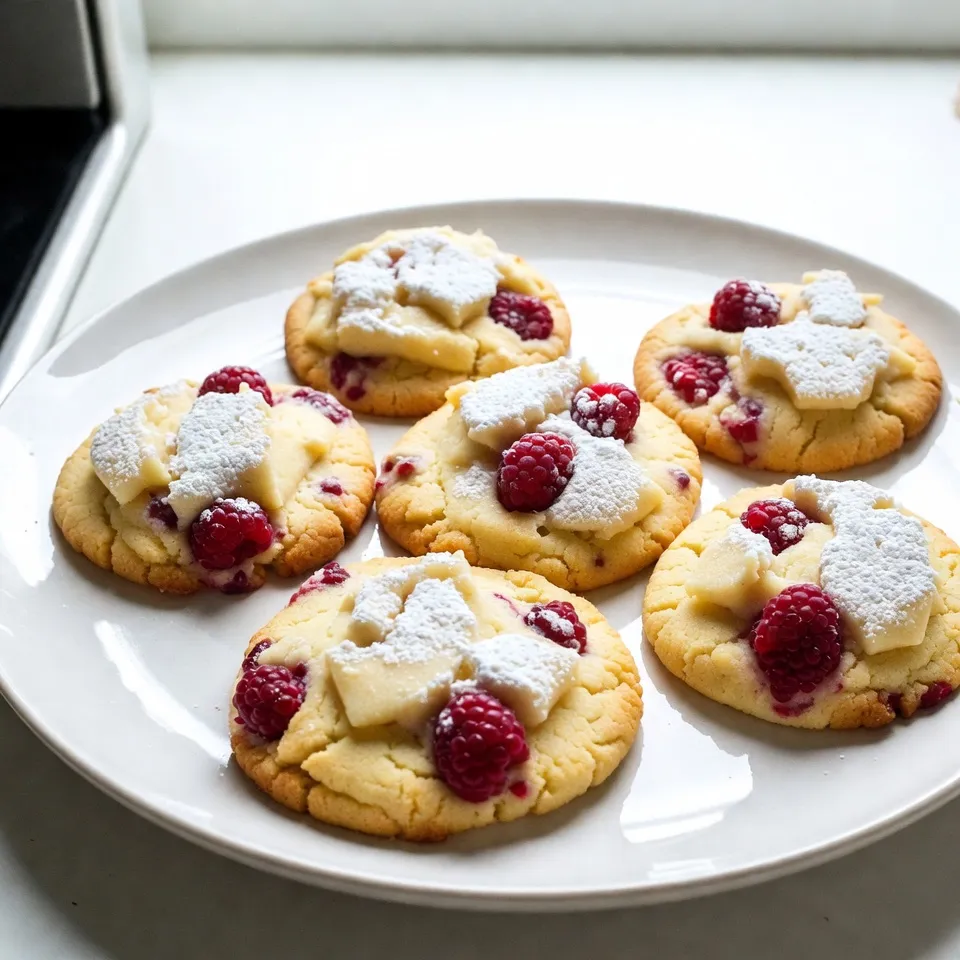 Lemon Raspberry Sugar Cookies Leckeres Rezept für Kekse