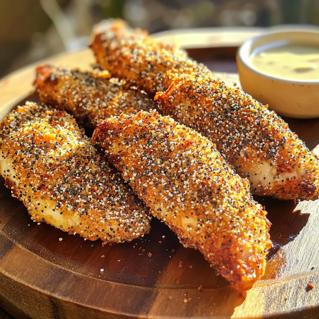Air Fryer Everything Bagel Chicken Tenders Rezept