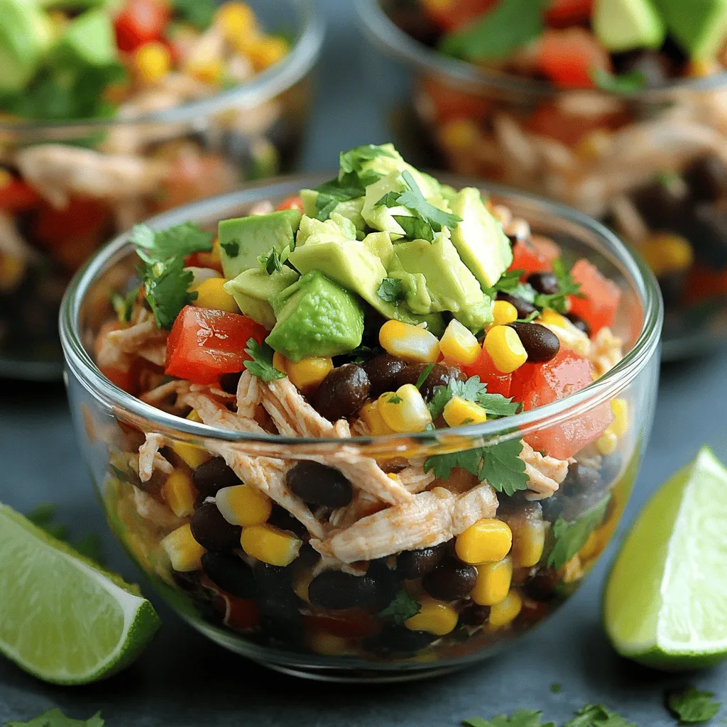 - 900 g unpaniertes, hautloses Hähnchenschenkel - 1 Dose (425 g) schwarze Bohnen, abgetropft und gespült - 1 Dose (425 g) Mais, abgetropft - 1 Dose (400 g) gewürfelte Tomaten mit grünen Chilis - 1 mittlere gelbe Zwiebel, gewürfelt - 2 Knoblauchzehen, fein gehackt