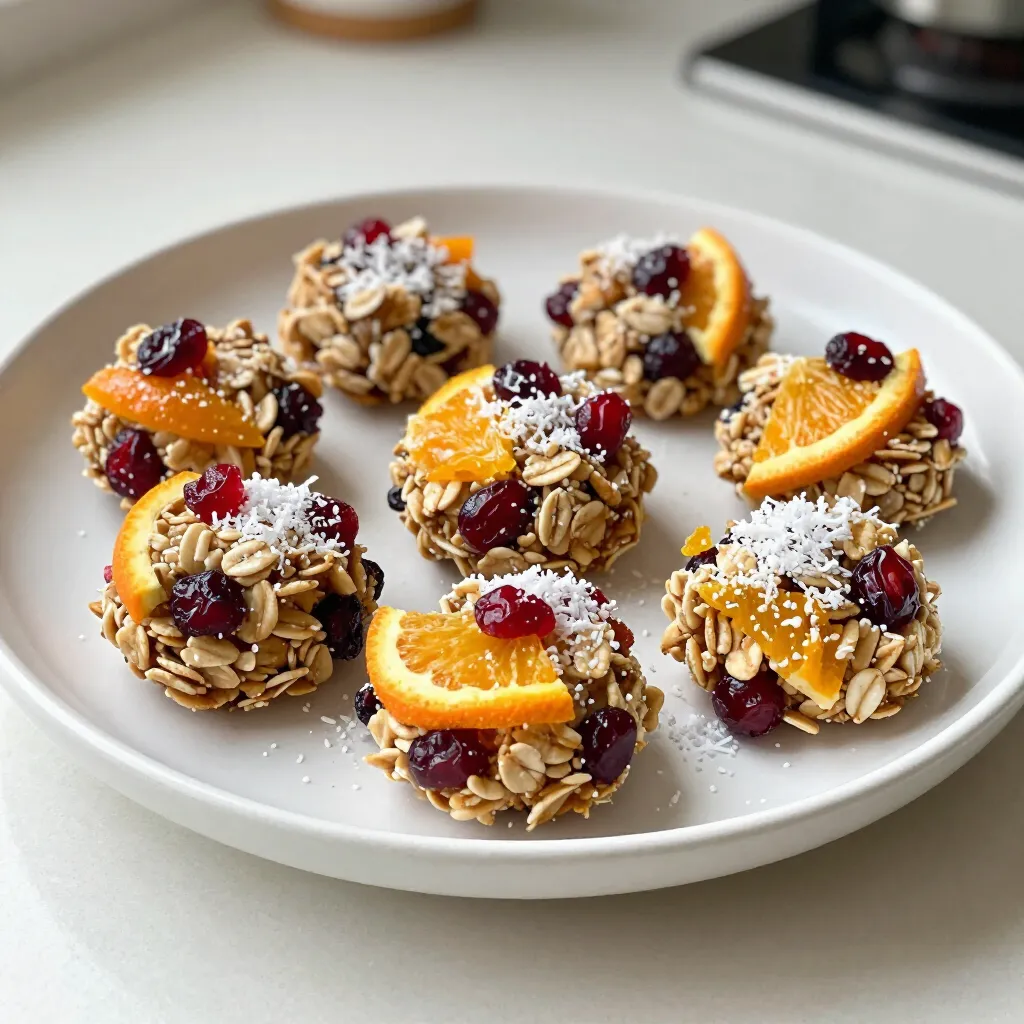 Cranberry Orange Energy Bites Einfache Rezeptidee
