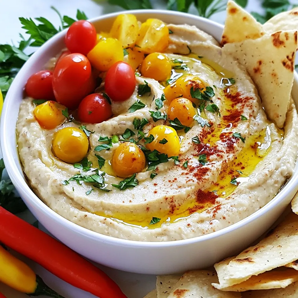 Roasted Garlic White Bean Dip Leckerer Snack Genuss