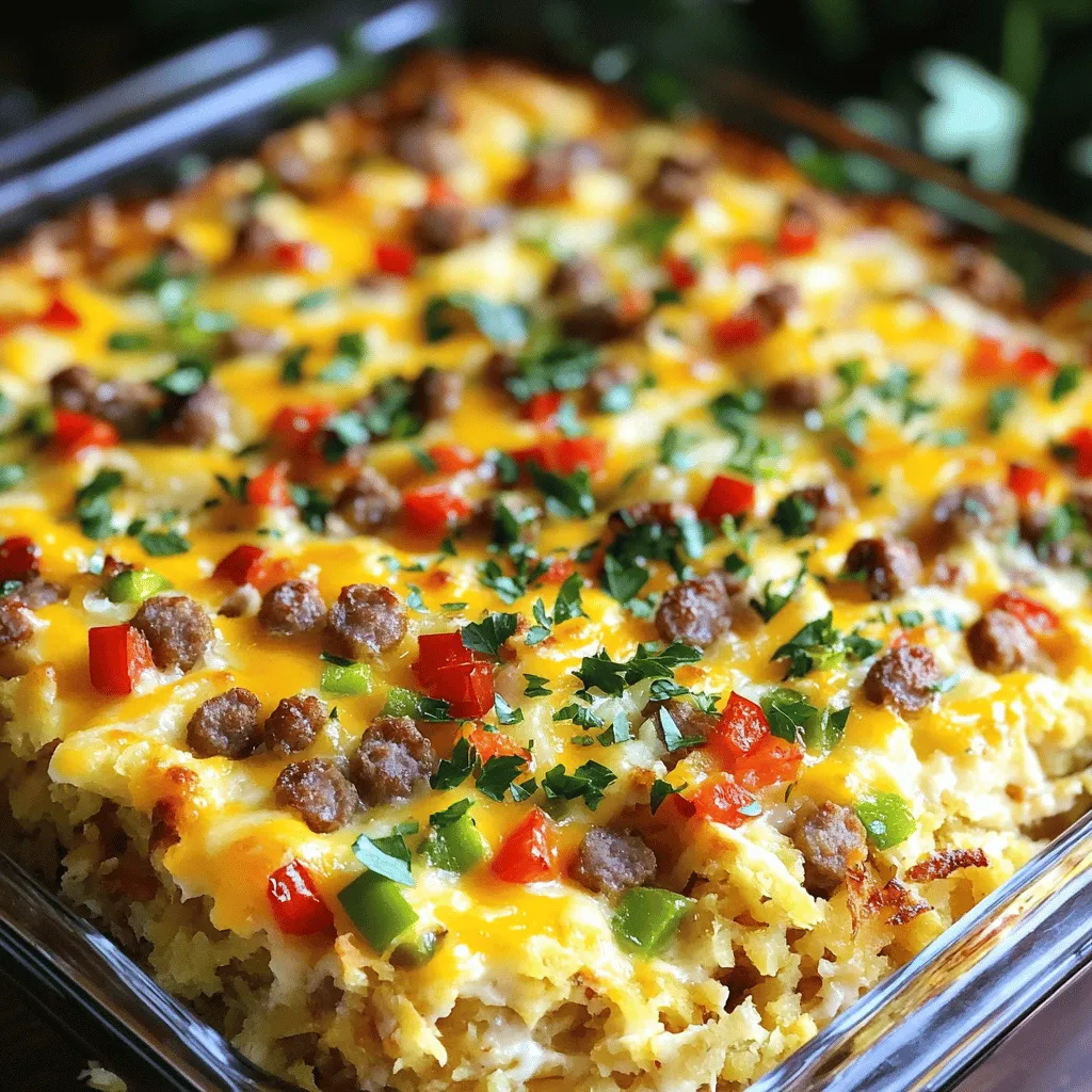 Sausage Breakfast Casserole Einfaches und leckeres Rezept