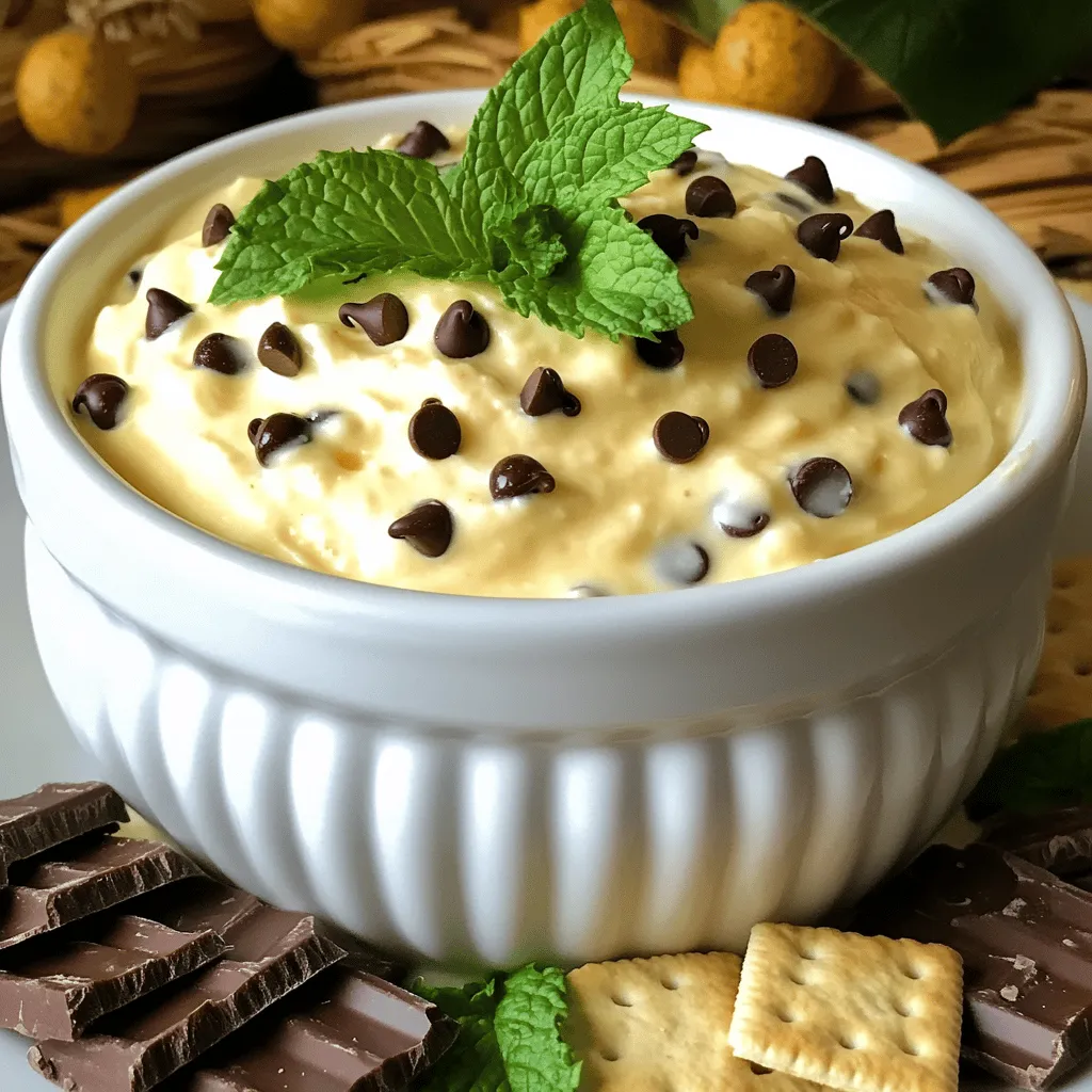 Mint Chocolate Chip Cheesecake Dip Einfaches Rezept