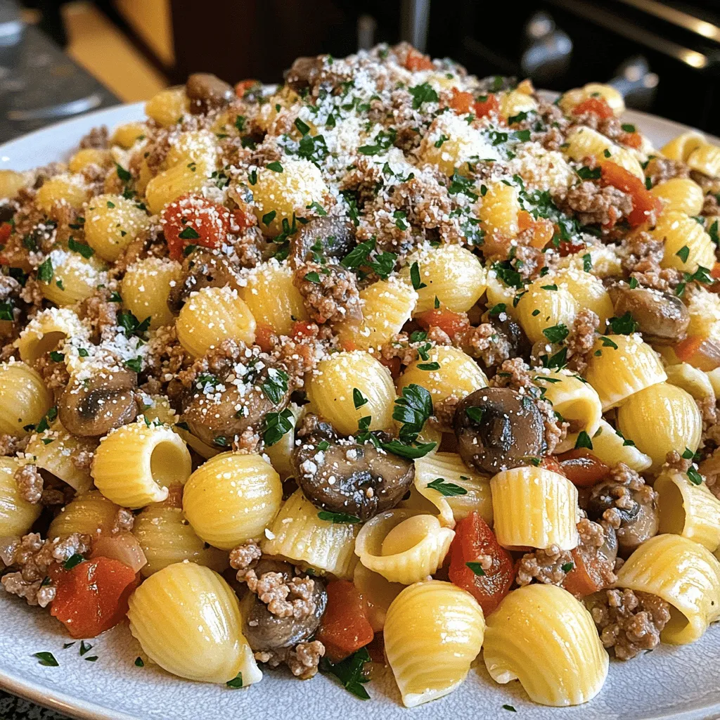 Einfache Beef And Shells Recipe Schnelle und Leckereien