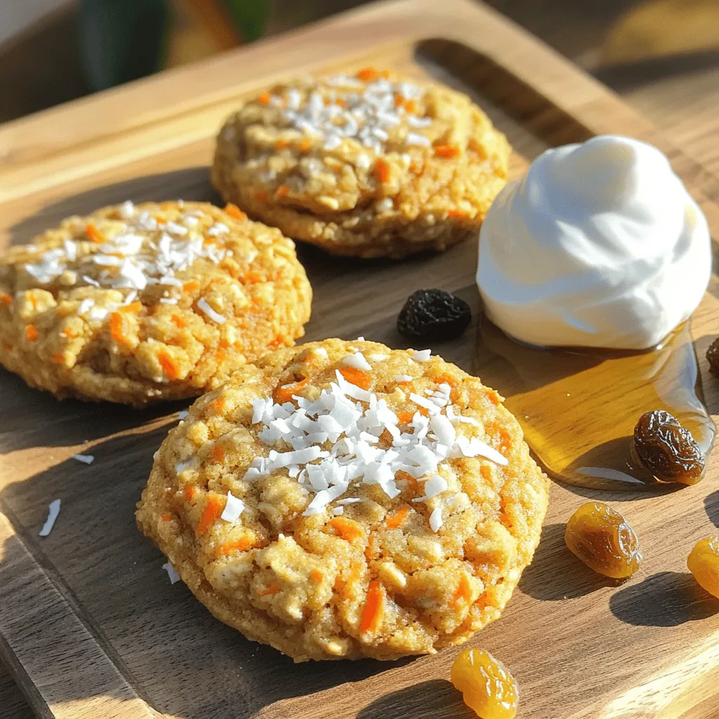Karottenkuchen Frühstückskekse für den Genuss