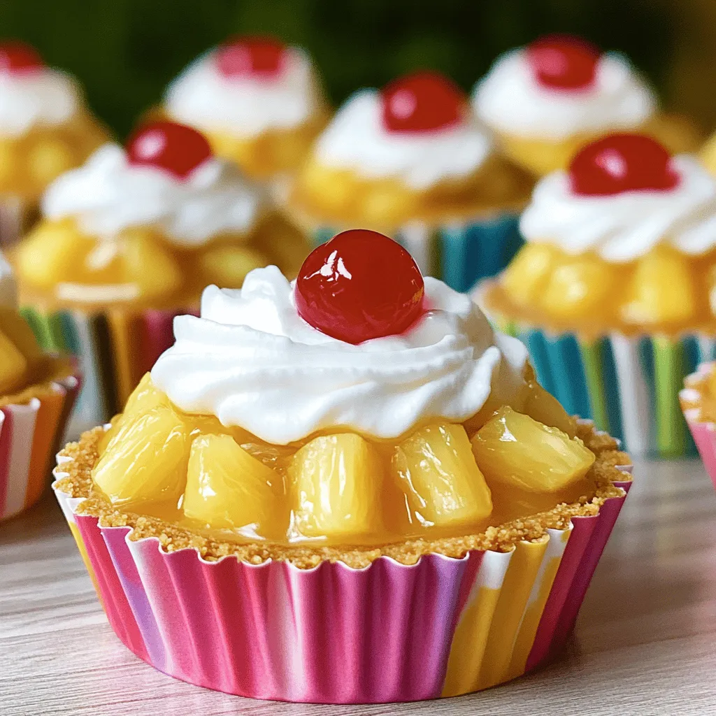 Um die besten Mini-Ananas-Umschichtung-Cheesecakes zu machen, brauchst du einige einfache Zutaten. Hier sind die Hauptzutaten: