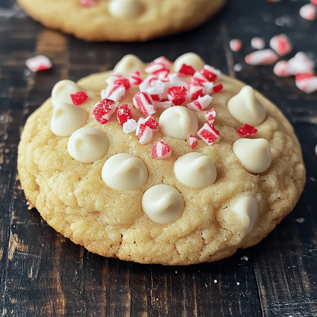 Weiße Schokolade Pfefferminzbark Kekse Leckere Versuchung