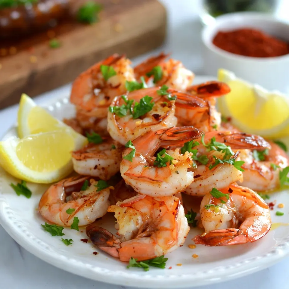 Spicy Garlic Shrimp Skewers Einfache und leckere Idee