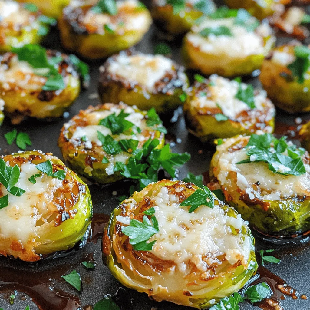 Roasted Garlic Parmesan Brussels Sprouts Einfaches Rezept