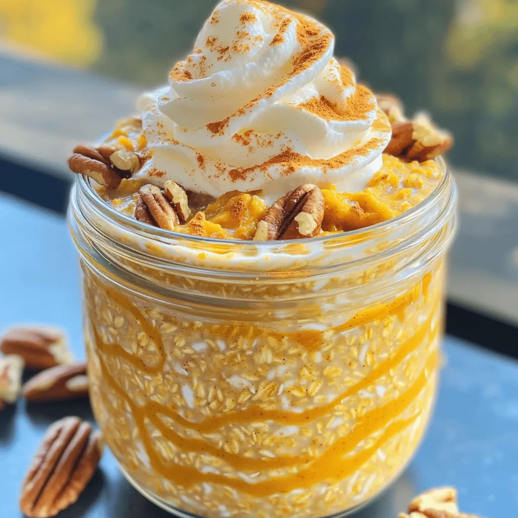 Pumpkin Spice Latte Overnight Oats Einfaches Rezept