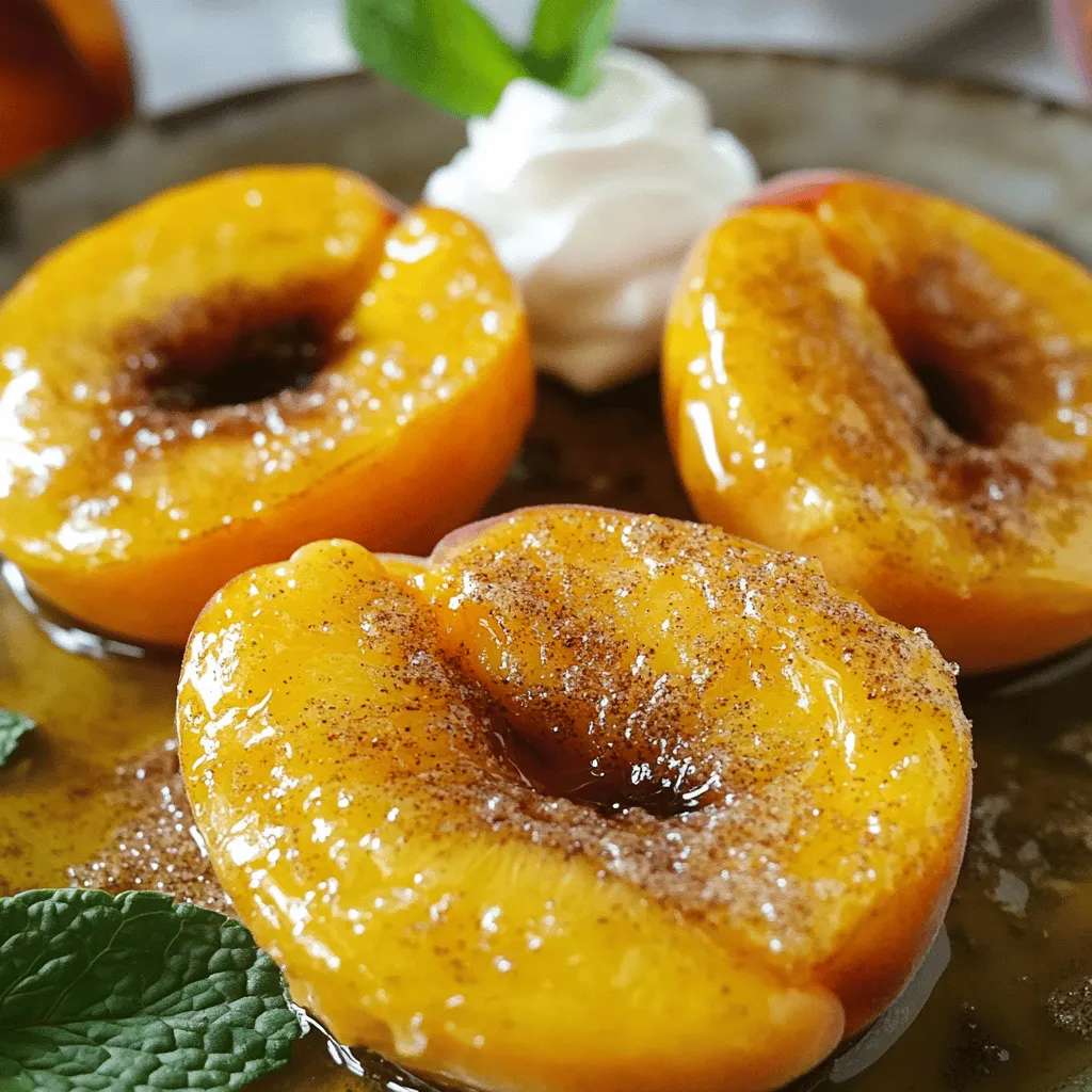 Einfache Luftfritteuse-Pfirsiche Schnelle und Leckereien