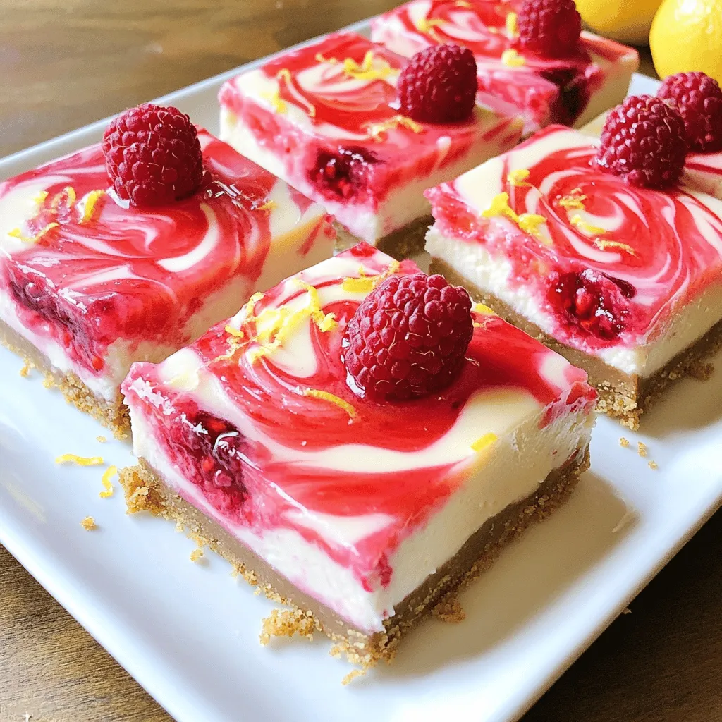 Raspberry Lemonade Cheesecake Bars Einfach und Lecker