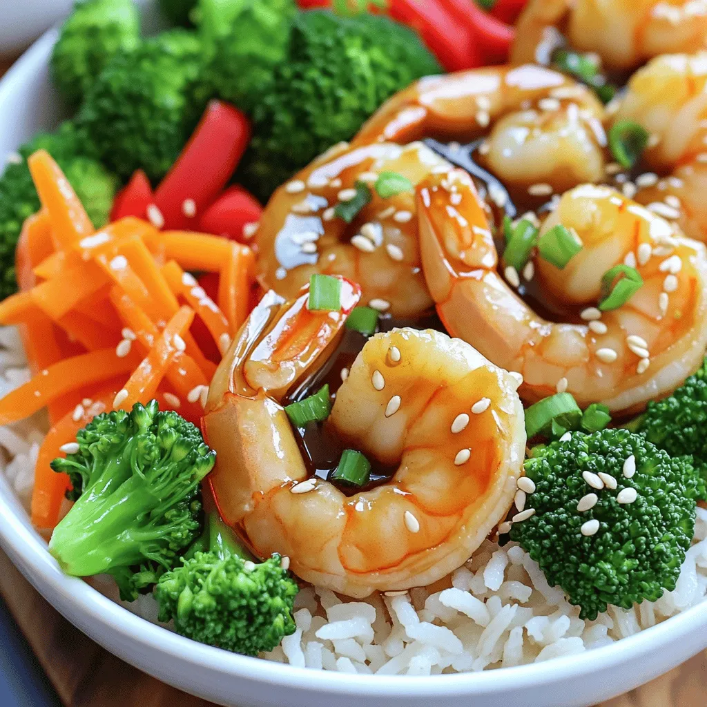 Teriyaki Garnelen Schalen Köstliches Rezept für Zuhause