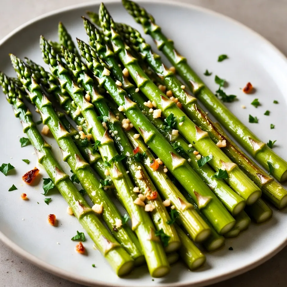 Knoblauch Parmesan Röstspargel Einfaches Rezept