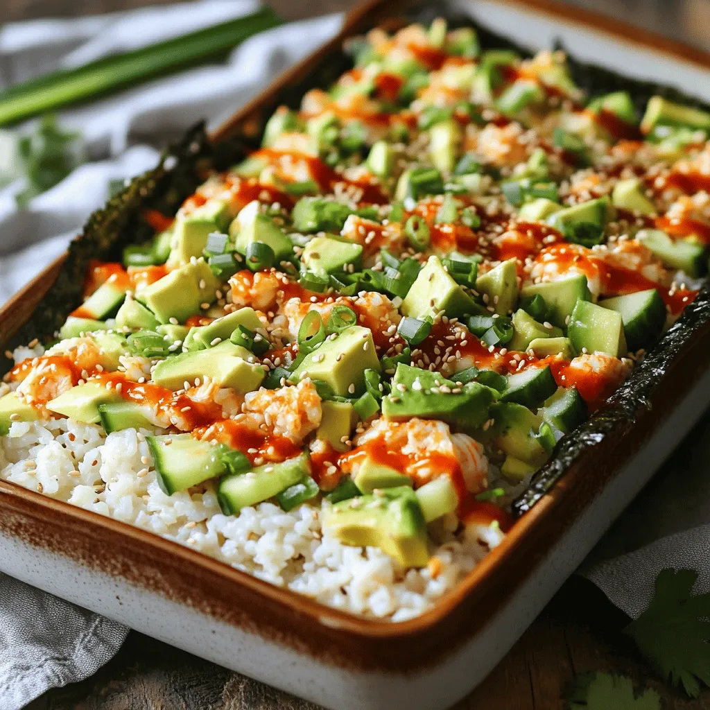Viral TikTok Sushi Bake Einfache und leckere Rezeptidee