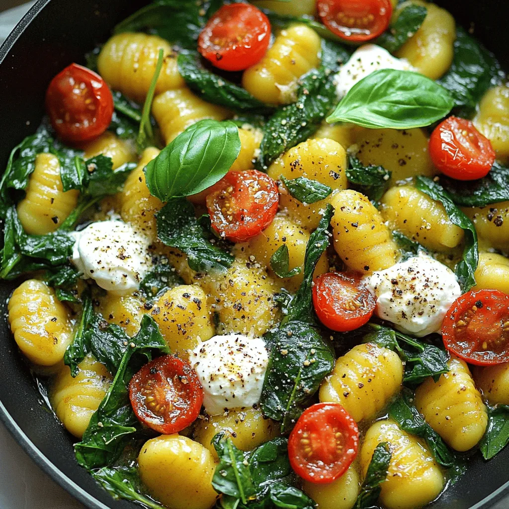 20-Minute One-Pan Spinach Gnocchi Einfach und Schnell