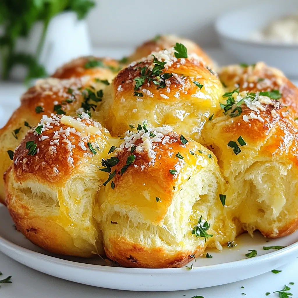 Knoblauch Parmesan Zupfbrot Einfaches Rezept genießen