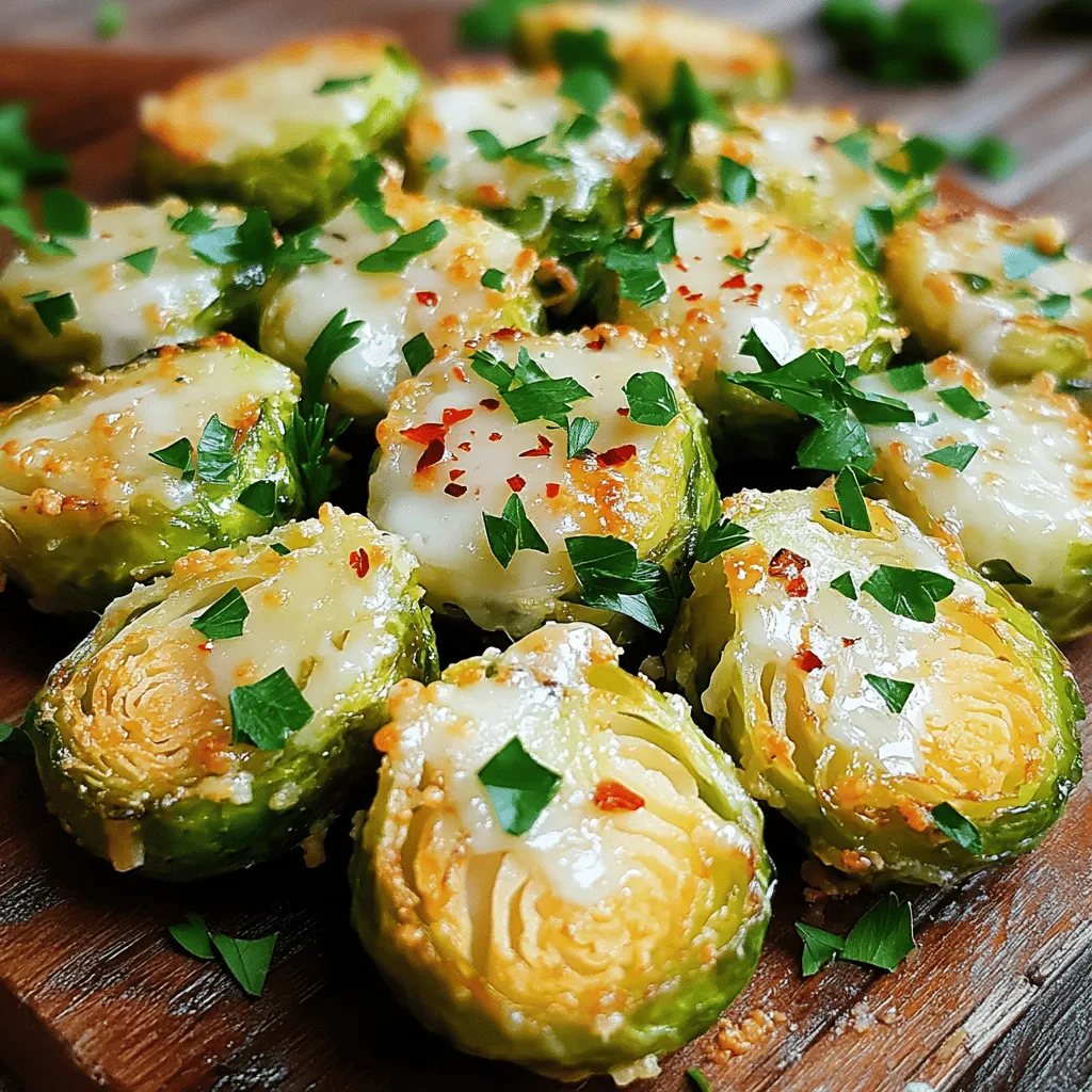 Garlic Parmesan Brussels Sprouts Air Fryer Rezept