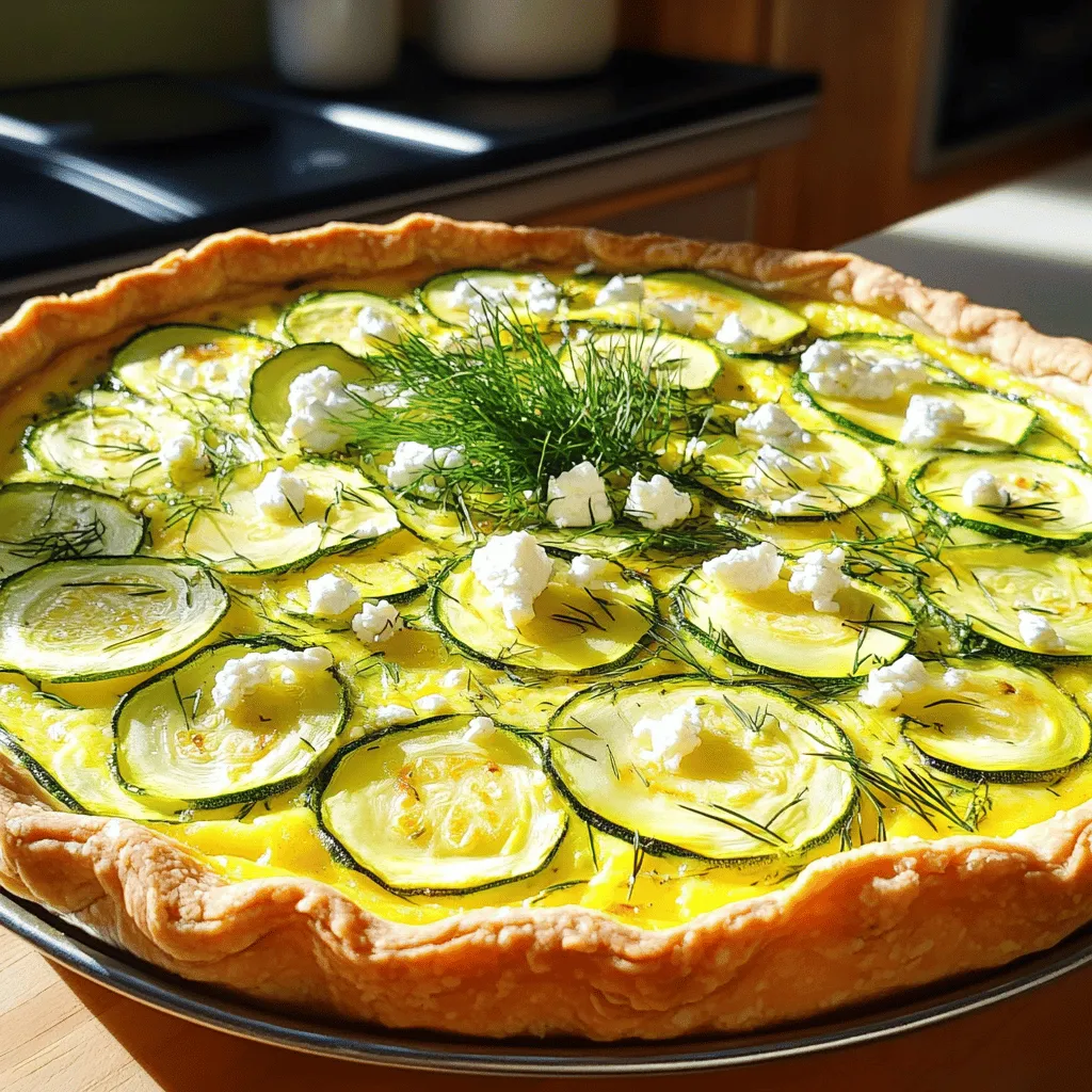 Zucchini Feta Quiche Köstliche und einfache Zubereitung