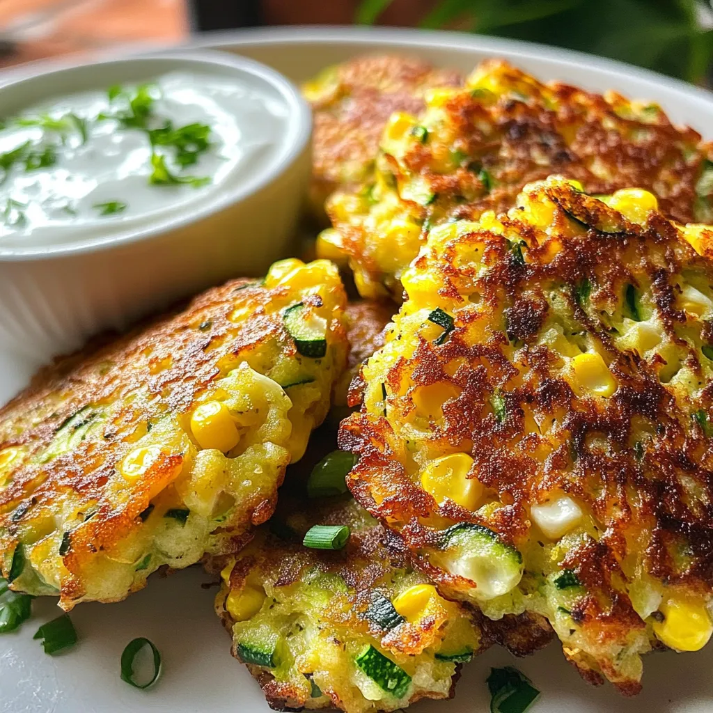 Zucchini Corn Fritters Knusprig und Schmackhaft Genießen