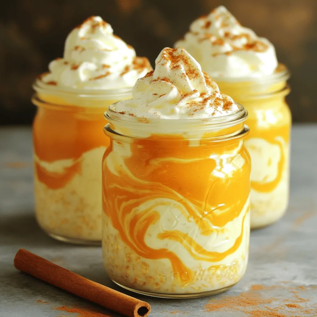 Kürbisgewürz-Latte Übernacht-Haferflocken Rezept