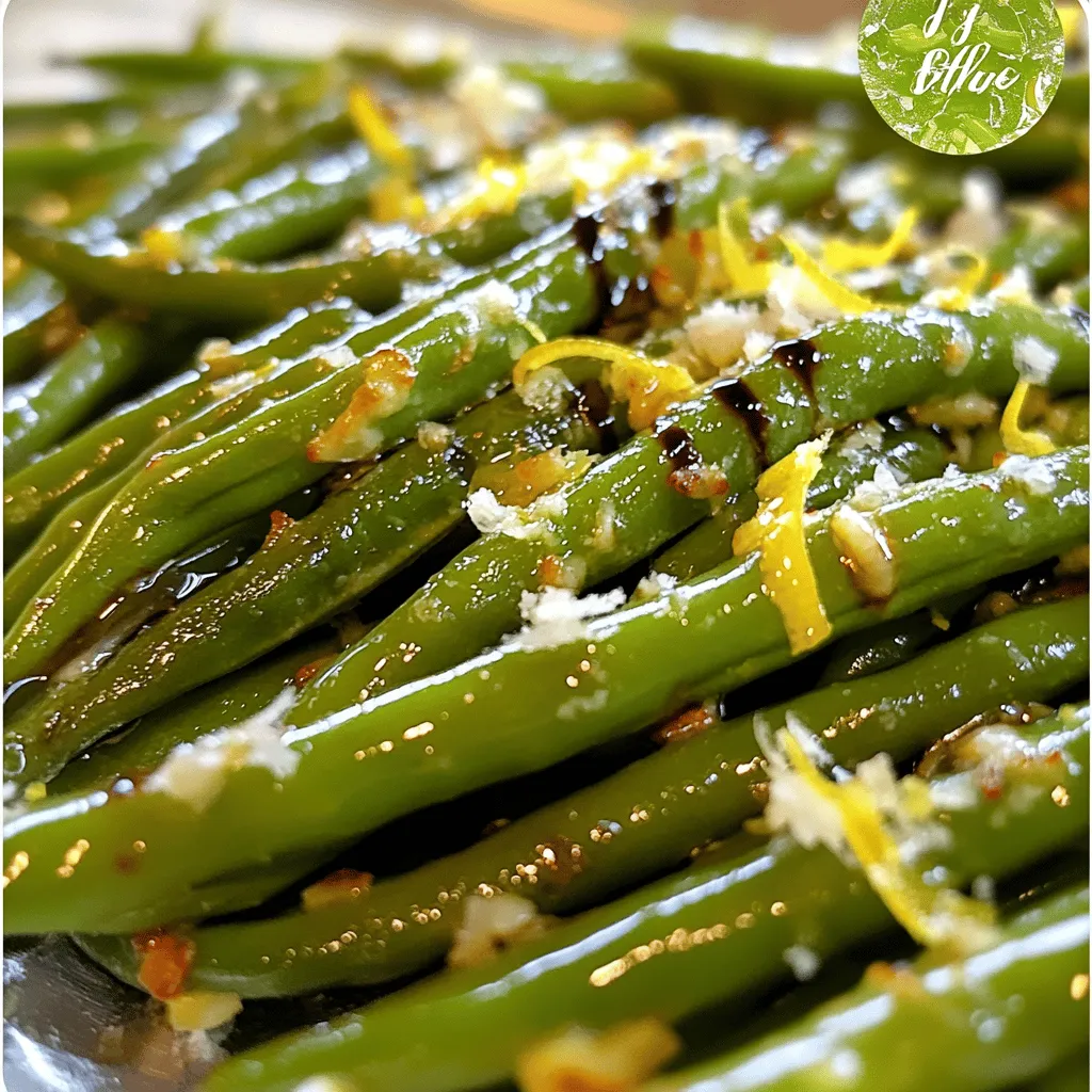 Roasted Garlic Green Beans Einfach und Lecker Zubereiten