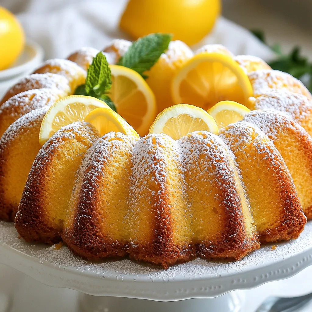 Griechischer Joghurt Zitronenkuchen Einfaches Rezept