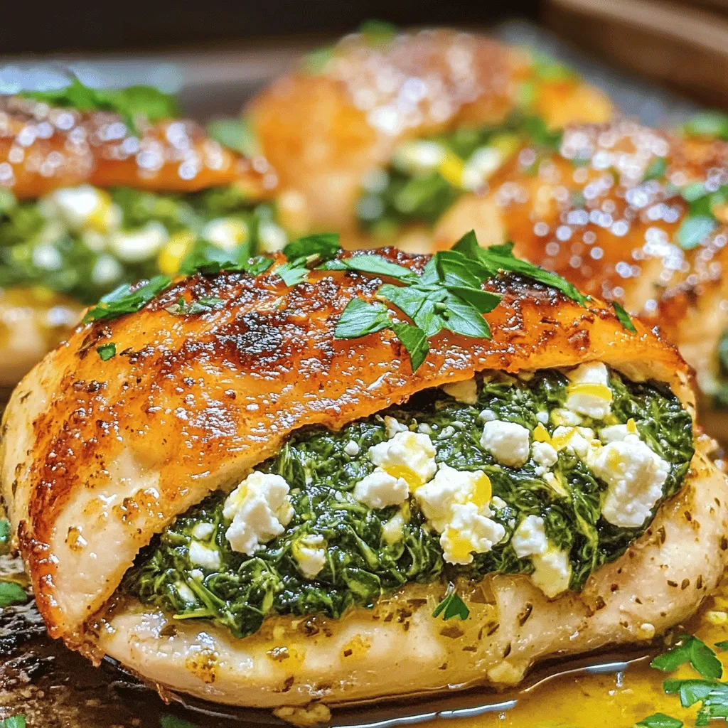 Spinach Feta Stuffed Chicken Lecker und Einfach Zubereiten