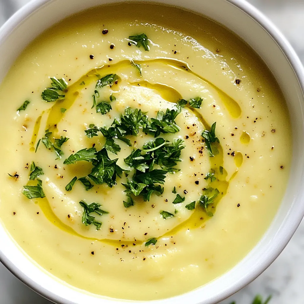 Cremige geröstete Blumenkohlsuppe herzhafter Genuss