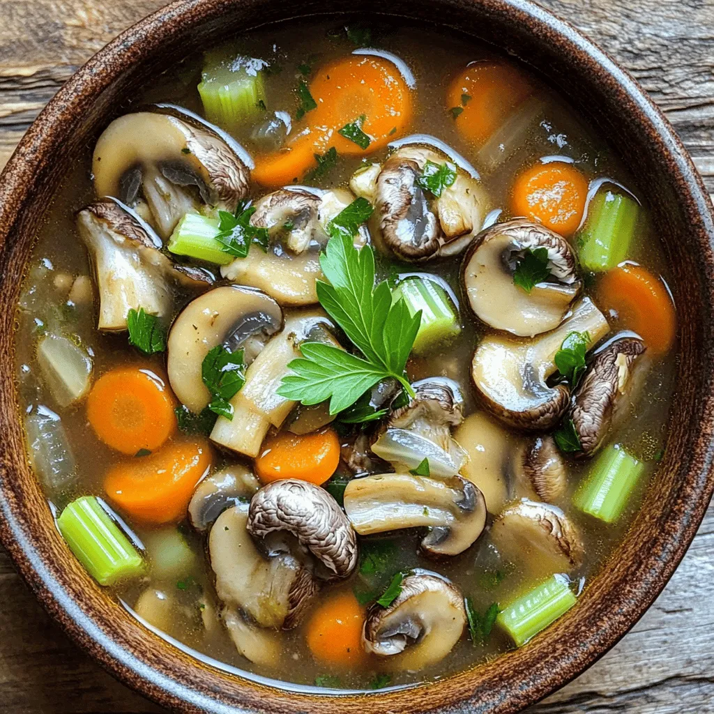Slow Cooker Garlic Herb Mushroom Stew Einfaches Rezept