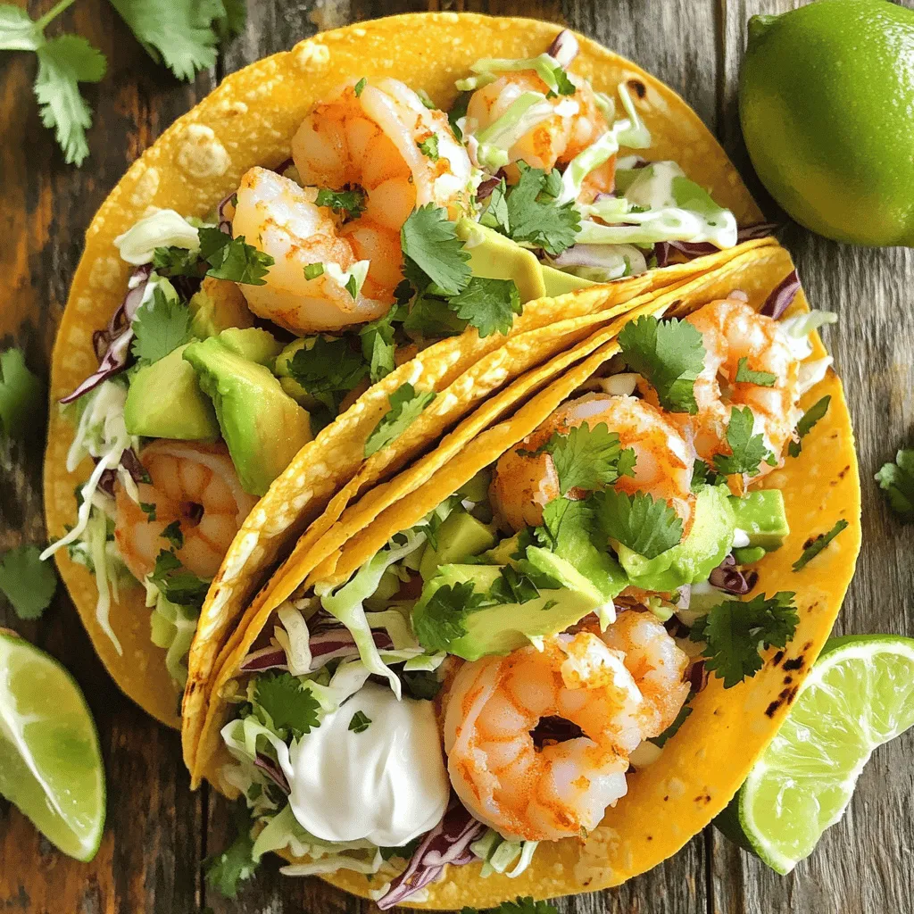 Einfache Shrimp Tacos Schnelle und leckere Mahlzeit