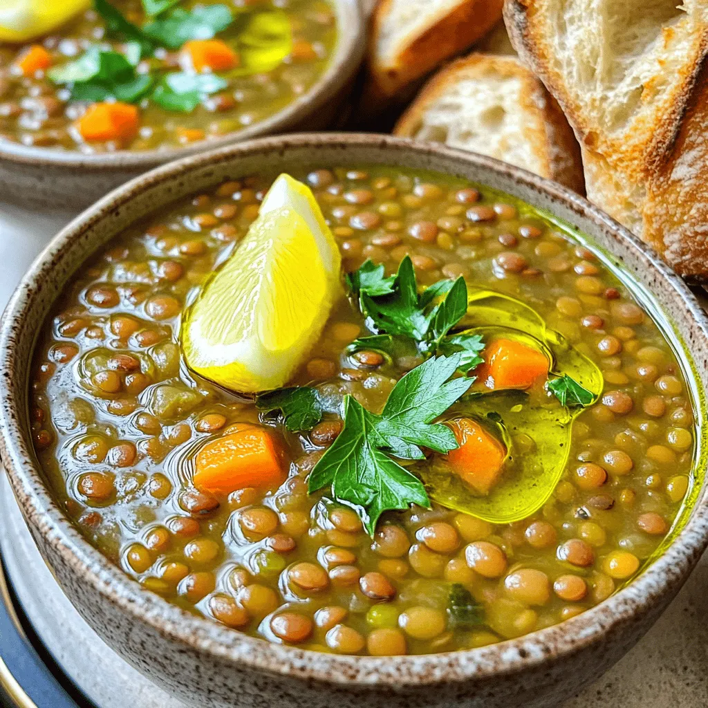 Iraqi Lentil Soup köstlich und einfach zubereiten