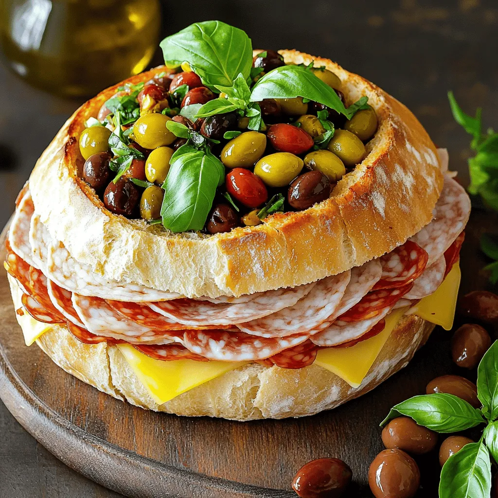 Das Muffuletta Sandwich kommt aus New Orleans, USA. Es hat italienische Wurzeln. Die ersten Muffuletta-Sandwiches wurden in den frühen 1900er Jahren in einem italienischen Markt namens Central Grocery verkauft. Der Name Muffuletta stammt von einem speziellen runden Brot, das in Sizilien gebacken wird.