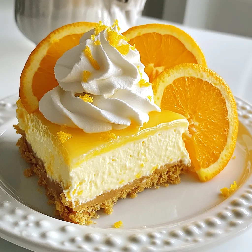 Orange Creamsicle Cheesecake Rezept voller Genuss