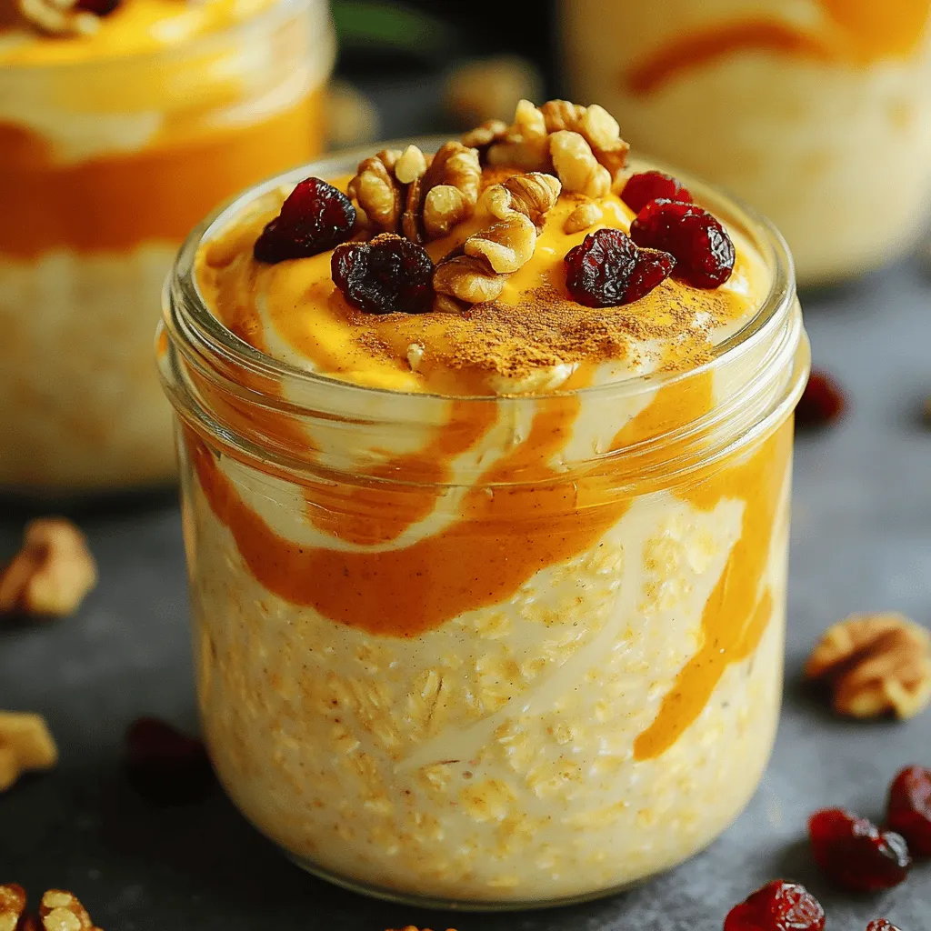 Kürbisgewürz Übernacht Haferflocken Schmackhafte Rezept