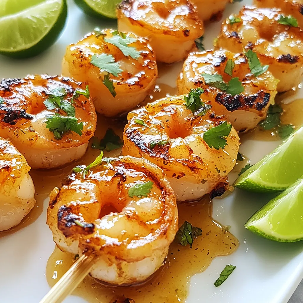 Honig-Limetten Grillgarnelen Einfach und Lecker Rezept