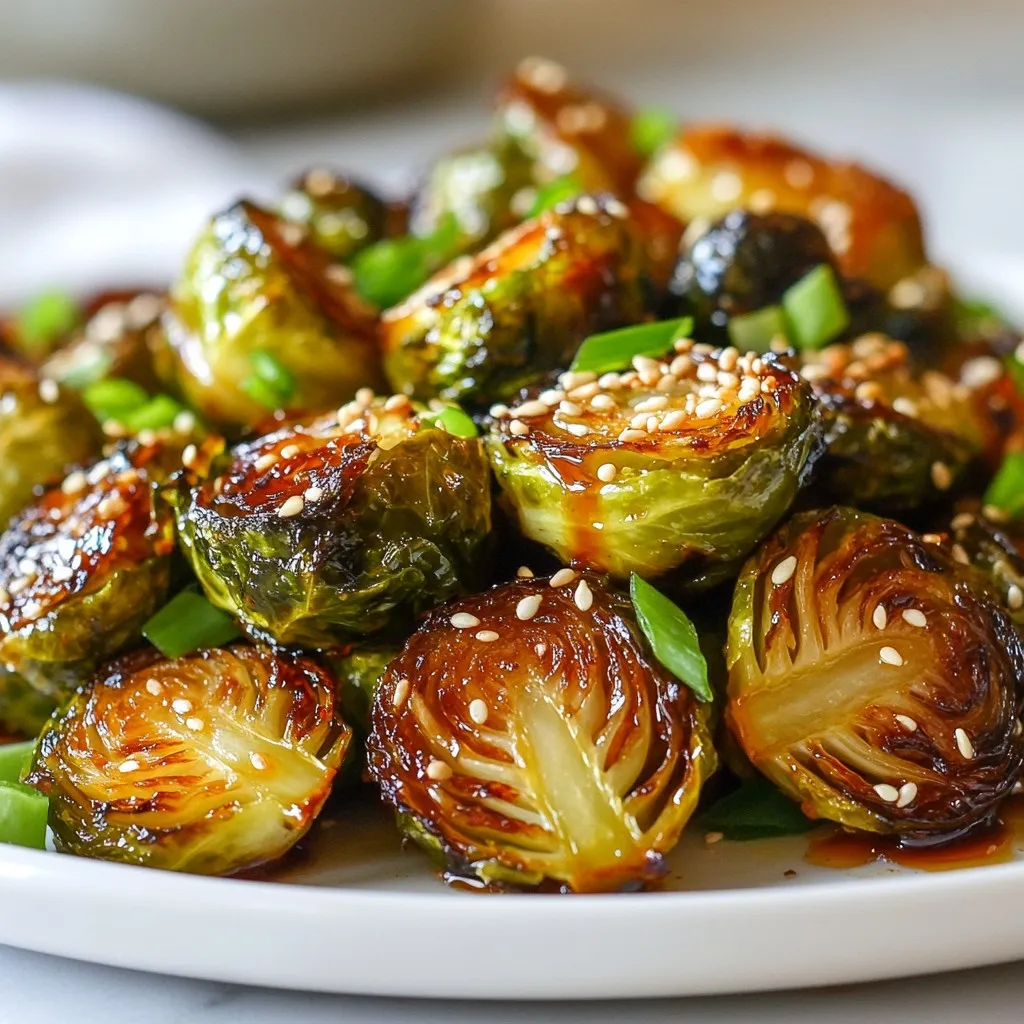 Sriracha Honey Brussels Sprouts Für Einfache Freude